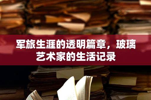 军旅生涯的透明篇章，玻璃艺术家的生活记录