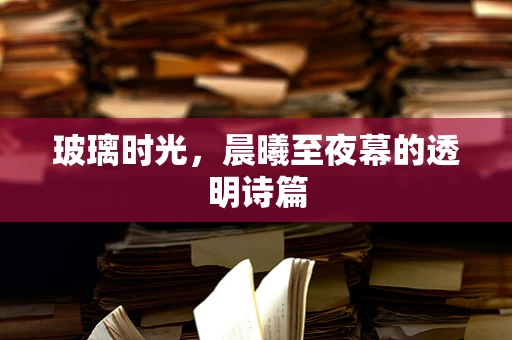 玻璃时光，晨曦至夜幕的透明诗篇