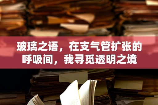 玻璃之语，在支气管扩张的呼吸间，我寻觅透明之境